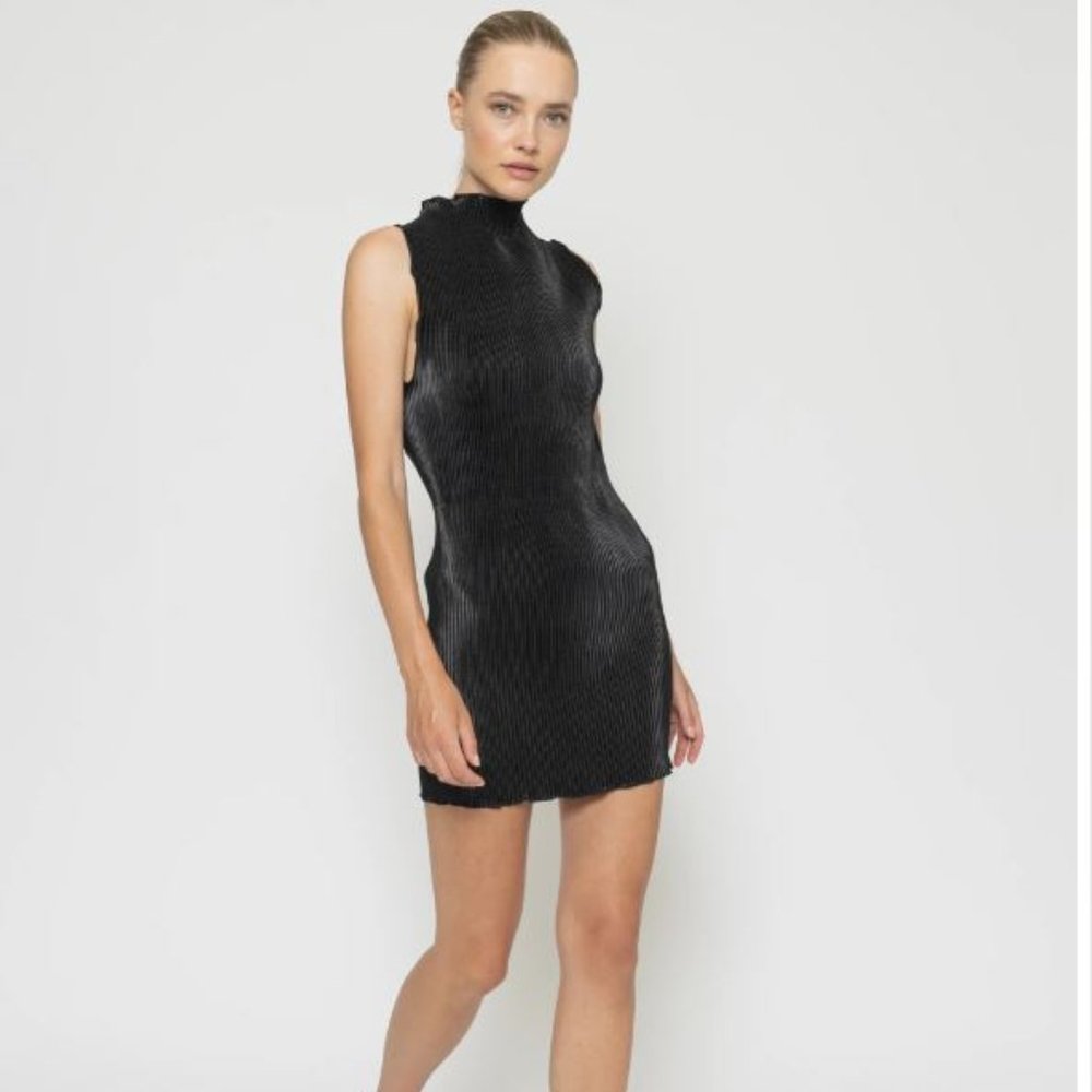 L'IDEE Gisele Mini Dress in Black - Size US 2/ AUS 6 NWT